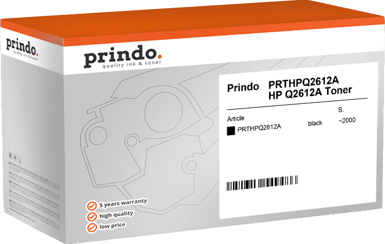 Prindo Classic Schwarz Toner PRTHPQ2612A
