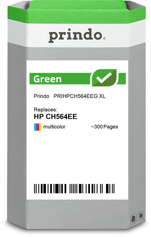 Prindo Green XL mehrere Farben Druckerpatrone PRIHPCH564EEG