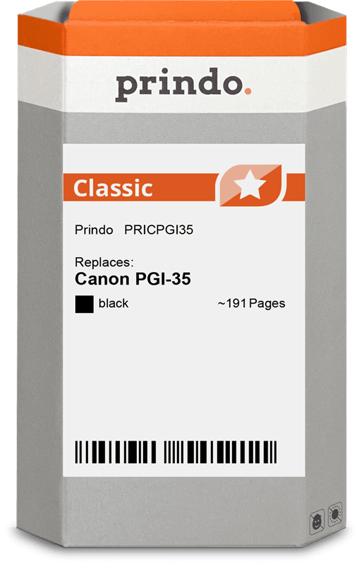 Prindo Classic Schwarz Druckerpatrone PRICPGI35
