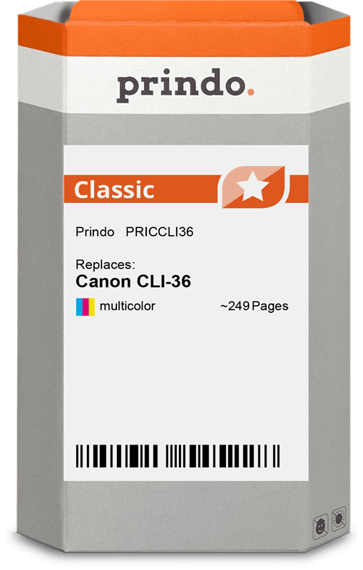 Prindo Classic mehrere Farben Druckerpatrone PRICCLI36