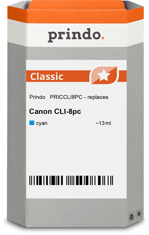 Prindo Classic Cyan Druckerpatrone PRICCLI8PC