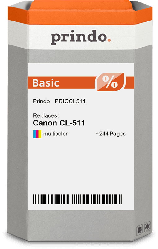 Prindo Basic mehrere Farben Druckerpatrone PRICCL511