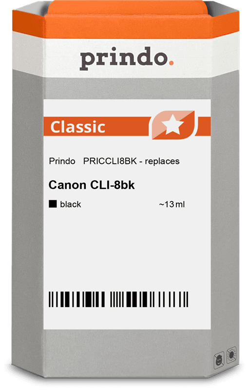 Prindo Classic Schwarz Druckerpatrone PRICCLI8BK